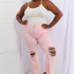 RISEN Miley Full Size Distressed Ankle Flare Jeans