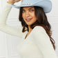 Fame Western Cutie Cowboy Hat in Blue Pearl
