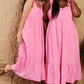 HEYSON Mark My Words Full Size Ruffle Sleeve Flare Midi Dress