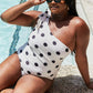 Marina West Swim Deep End One-Shoulder One-Piece Swimsuit
