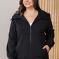 Handle That High Neck Zip Up Jacket