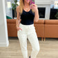 Charlene High Rise Jogger in Ecru