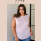 Fundamentals Ribbed Seamless Reversible Tank in Light Mocha
