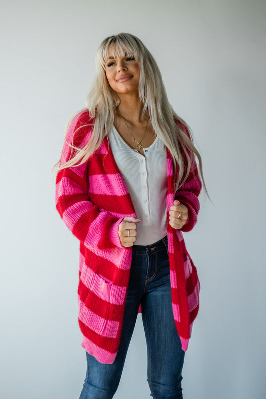 Juliet Striped Cardigan