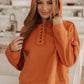 Throwback Heartthrob Hoodie in Orange