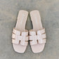 Weeboo Walk It Out Slide Sandals in Nude