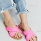 WILD DIVA Crisscross Slippers