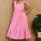 HEYSON Mark My Words Full Size Ruffle Sleeve Flare Midi Dress