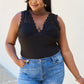 HEYSON Pick Up The Lace Full Size V-Neck Lace Bodysuit