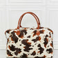 Animal Print Plush Weekender Bag